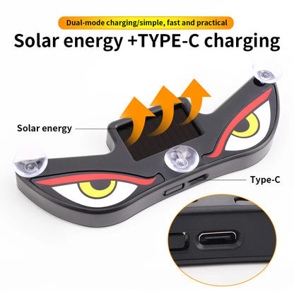 Solar Devil Eyes Powered Interior Ambient Dynamic Expression Cool