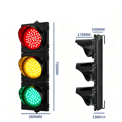 Waterproof Traffic Signal Red Yellow Green Indicator Outdoor Road