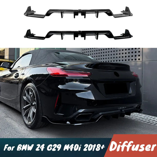 For BMW Z4 G29 M40I 2018+ Rear Bumper Diffuser Splitter Spoiler