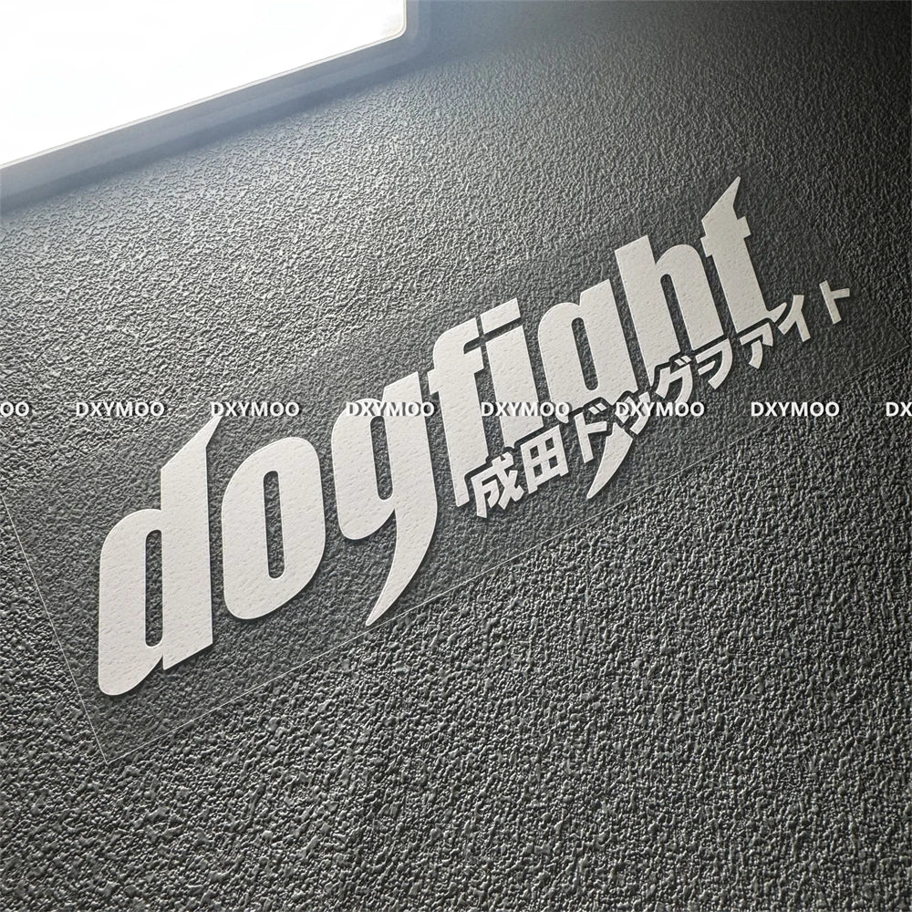 For Drift Dogfight Japanese Modified Decal Sticker Vinyl Motor