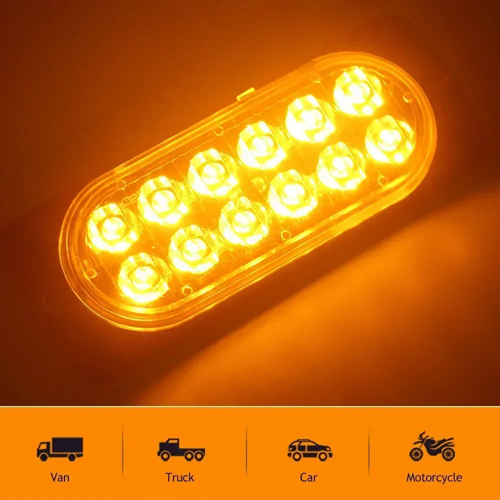 For Auto Drl Stroboscopes 12 Emergency Flashing Beacon Warning