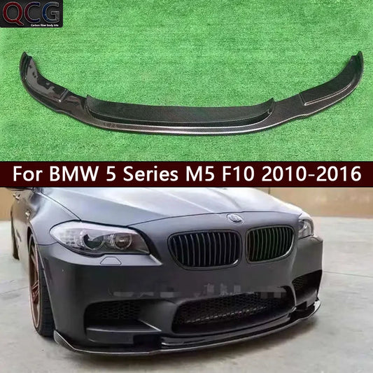 For BMW 5 Series M5 F10 2010-2016 Carbon Fiber Lip Front Bumper