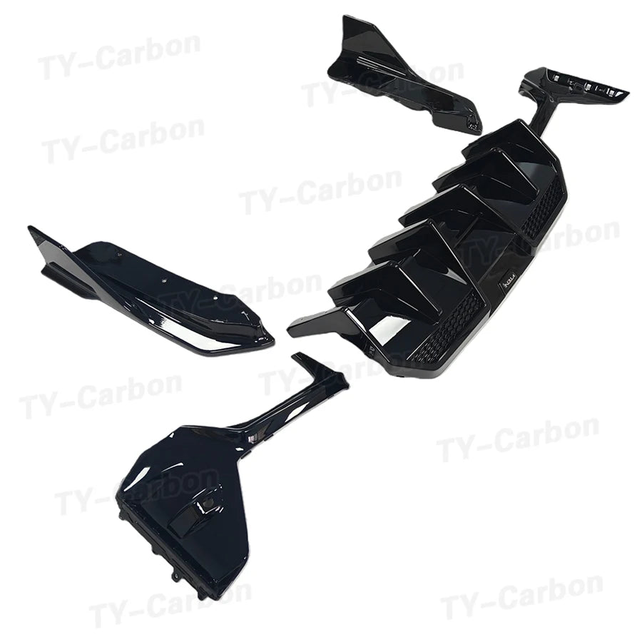 For BMW 3 Series G20 G28 Vten Rear Bumper Diffuser Splitters Lci