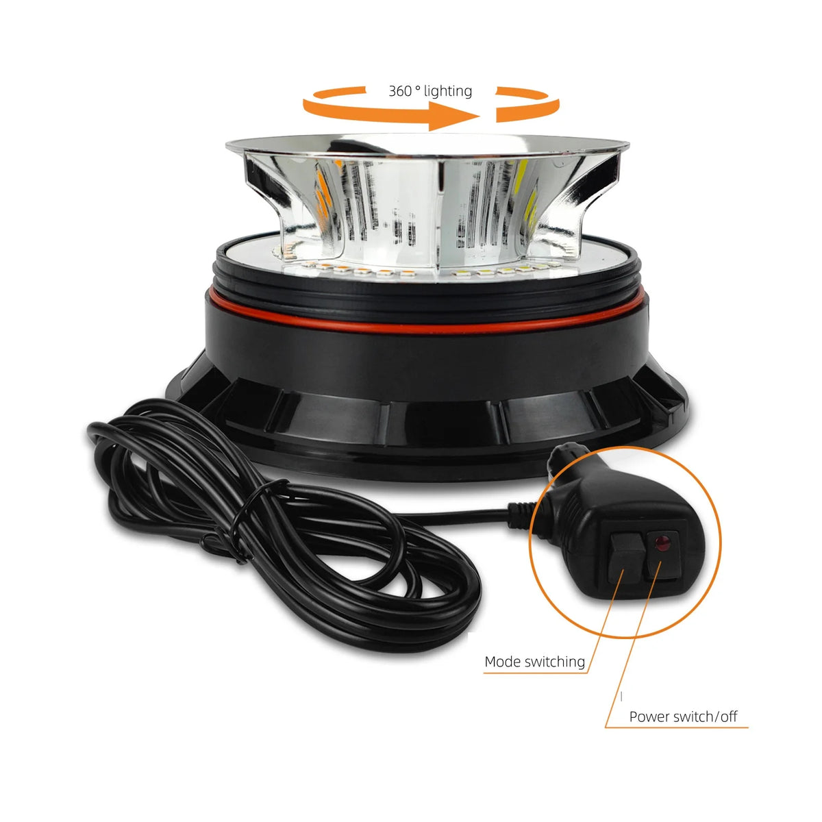Flashing Warning Magnetic Installation Waterproof Emergency
