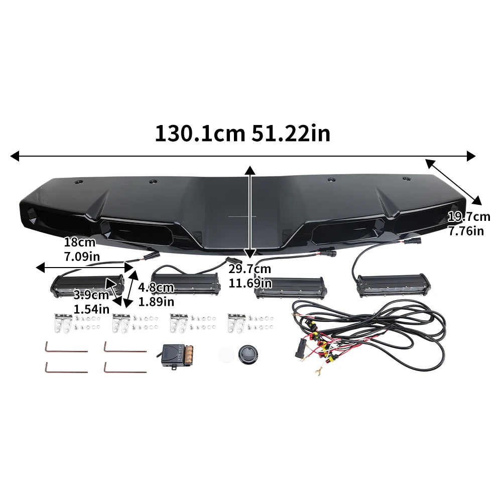 For Land Rover Defender 90 110 2020-2025 Roof Exterior Front Bar