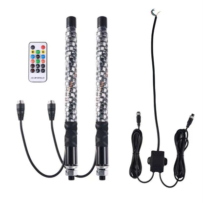 For Offroad ATV Utv Lighting Multicolor Brake Spiral Remote