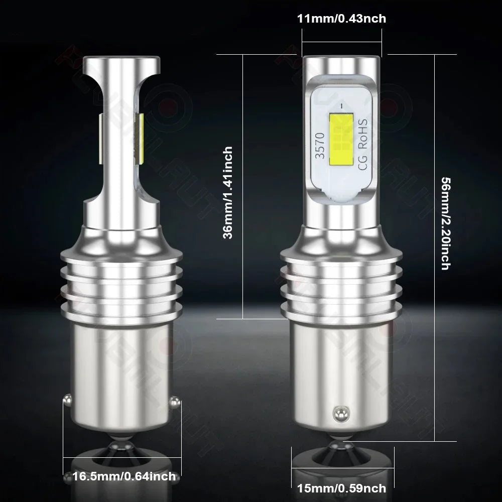 For Fog Lights 1157 bay15d Bulbs Super Bright Ice Blue White