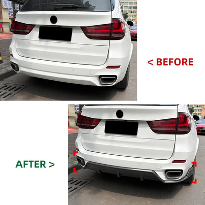 For BMW X5 F15 M Sport 2014-2018 Rear Lip Diffuser Bumper Lower