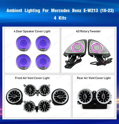 For Mercedes Benz E Class 2016-2023 Upgrade Color W213 Interior