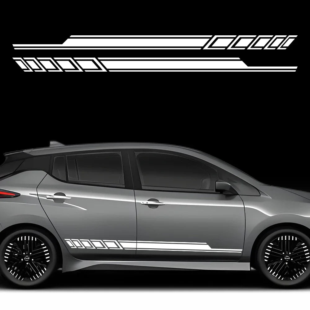 For Nissan Leaf Waterproof Wrap Vinyl Sticker Door Side Wrap