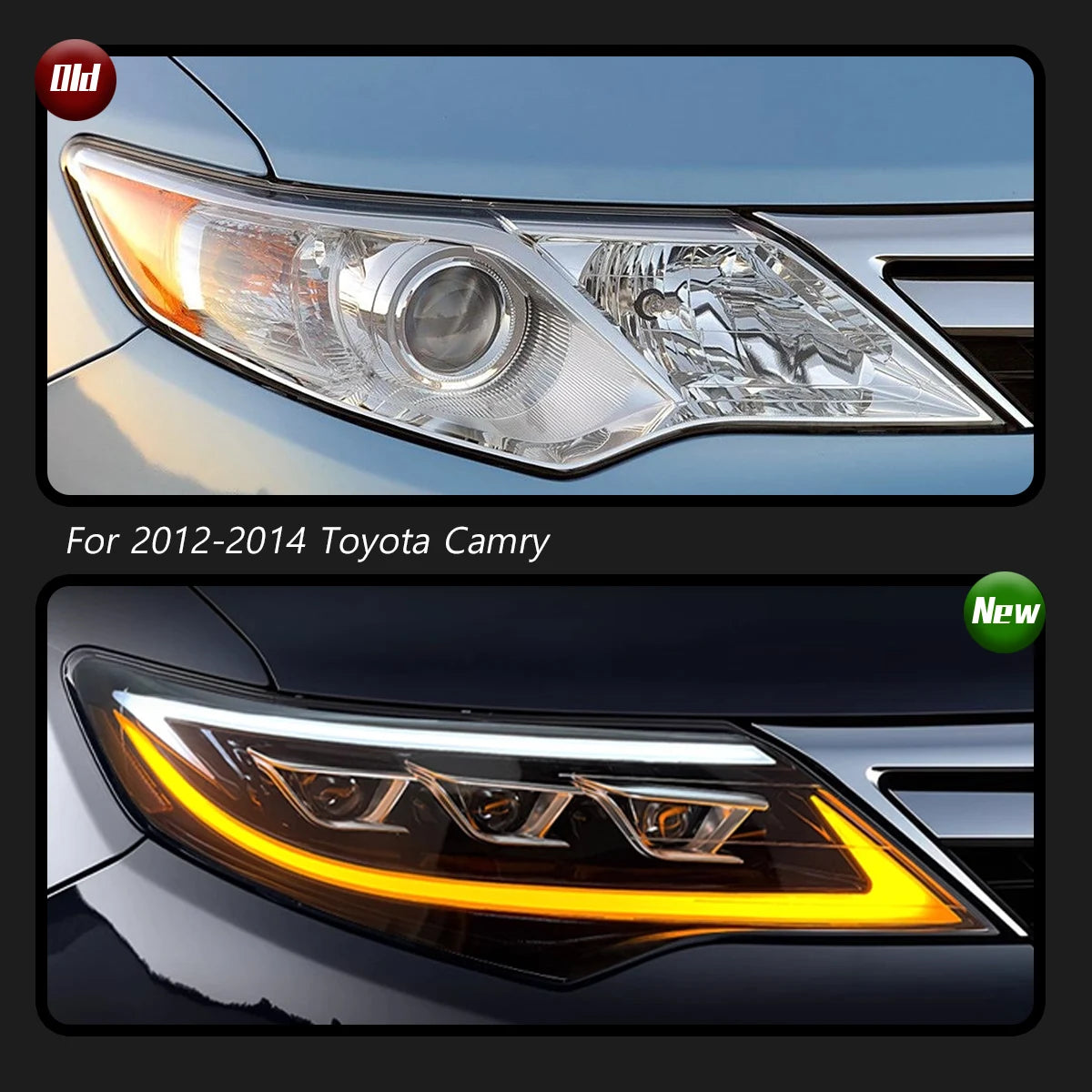 For Toyota Us Camry Headlights 2012-2014 Typy Upgrade Modified