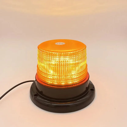 12V 24V Strobe Magnetic Base Flashing Warning Blue Amber