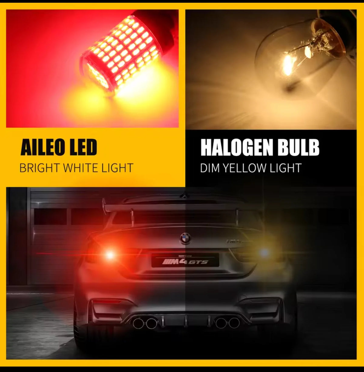 Update 1157 bay15d Canbus 144SMD 20W Brake Reverse Tail