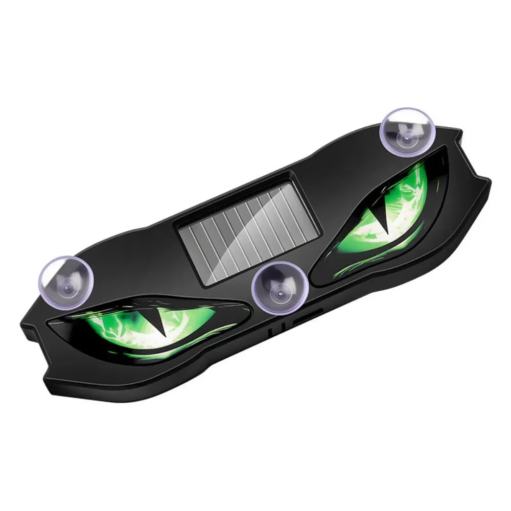 Solar Devil Eye Dynamic Expression Warning Truck Suction Cup