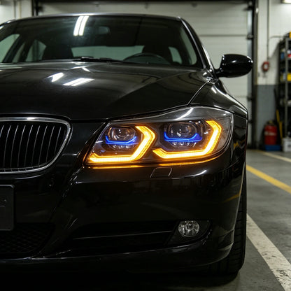 For BMW E90 2005-2012 LED Headlight Emark Upgrade Bright