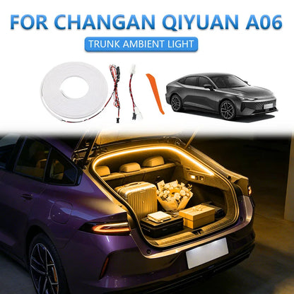 For Changan Qiyuan A06 Trunk Light Modification Atmosphere White