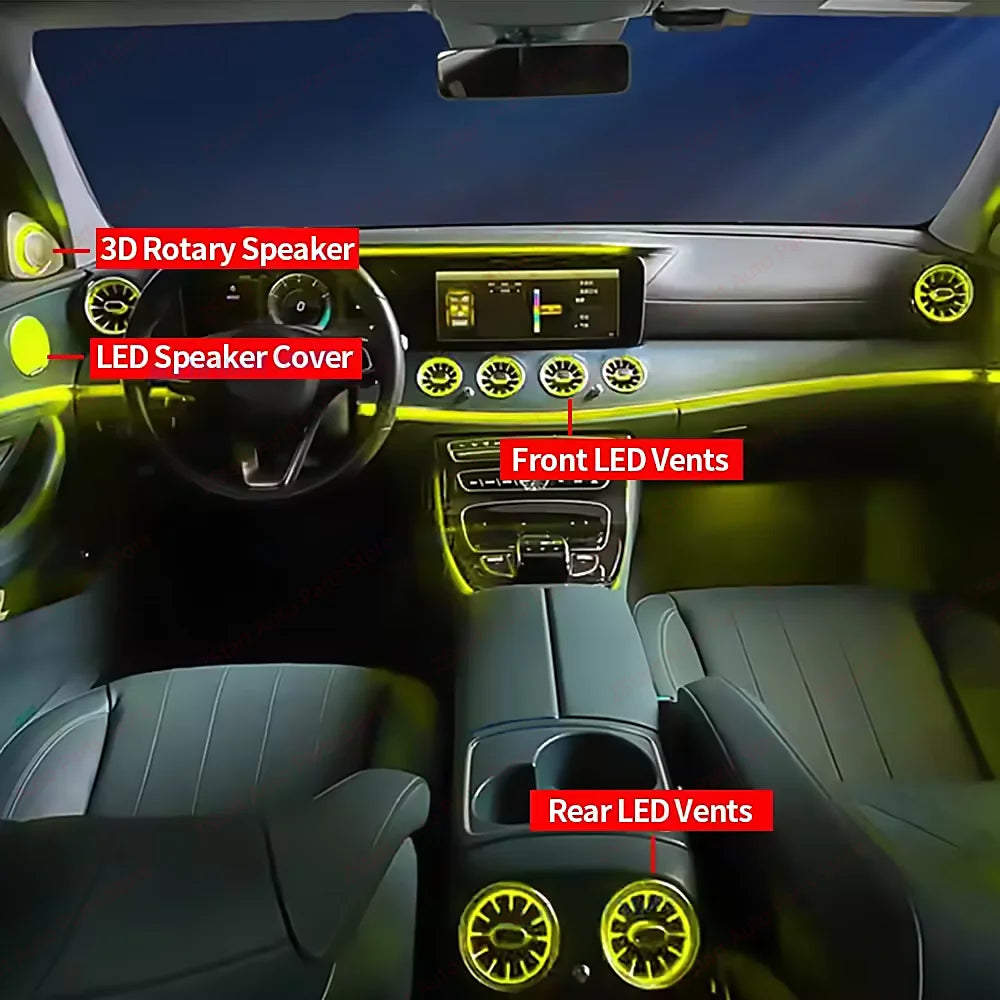 For Mercedes Benz E-Class W213 Coupe Air Vents 3D Rotating
