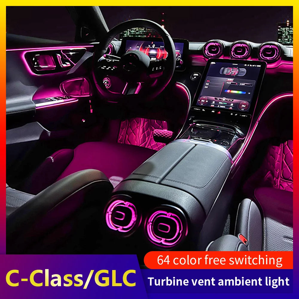 For Mercedes Benz Accessories C W206 Glc X254 Colors Air Vent