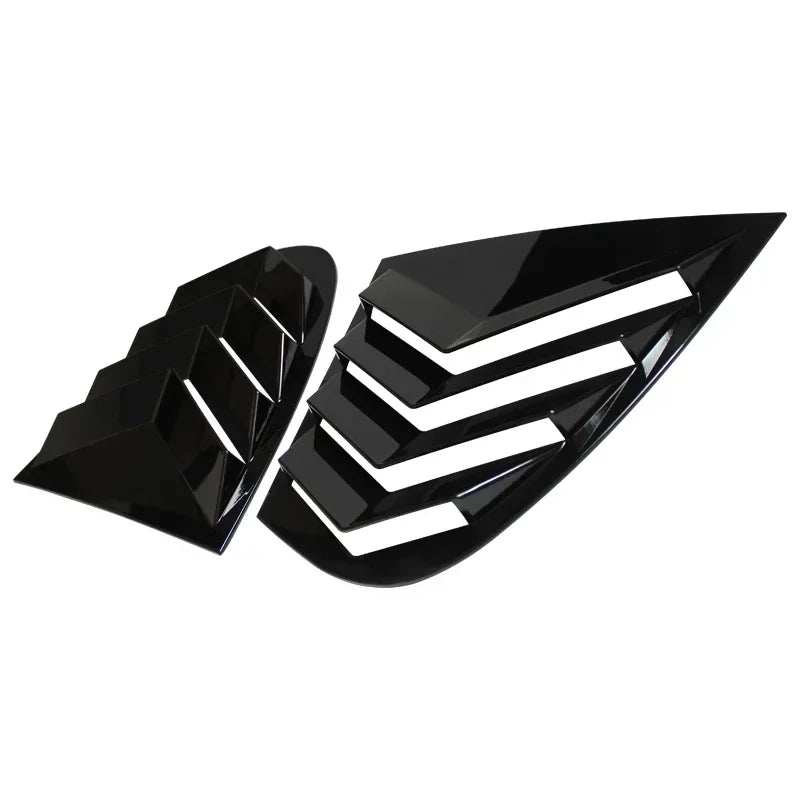For BMW Rear Window Louvers Series E60 2004-2010 Triangle Shade