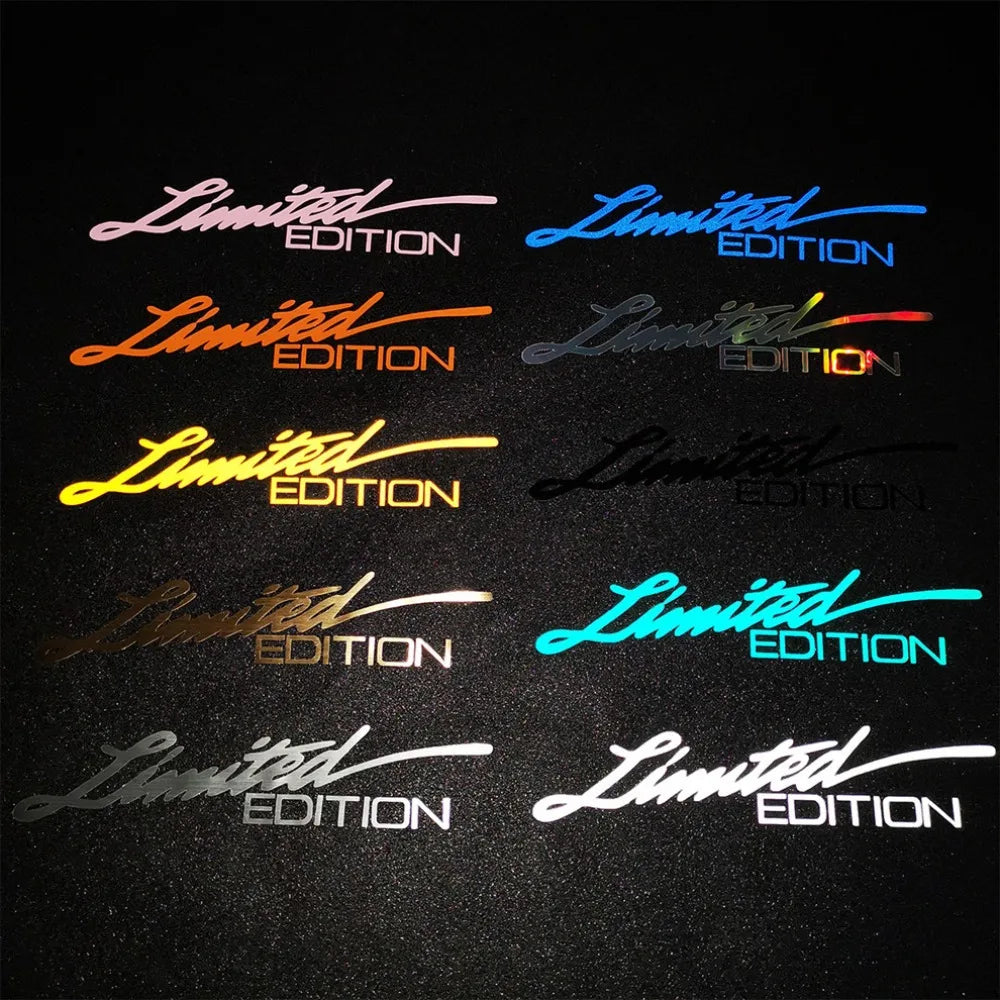 Limited Edition Sticker Creative Laser Reflective car-styling