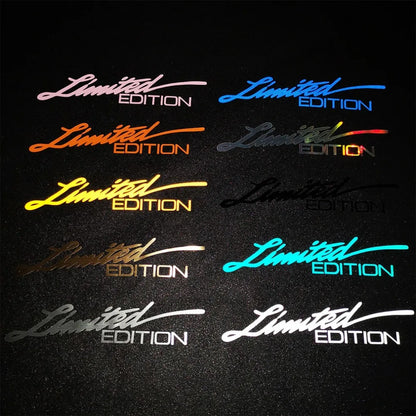 Limited Edition Sticker Creative Laser Reflective car-styling