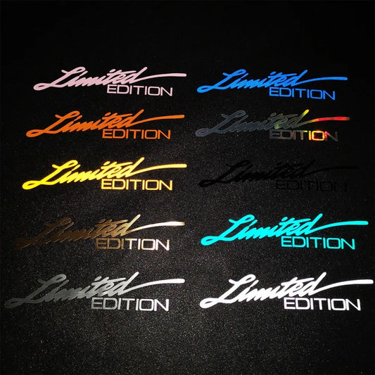 Limited Edition Sticker Creative Laser Reflective car-styling