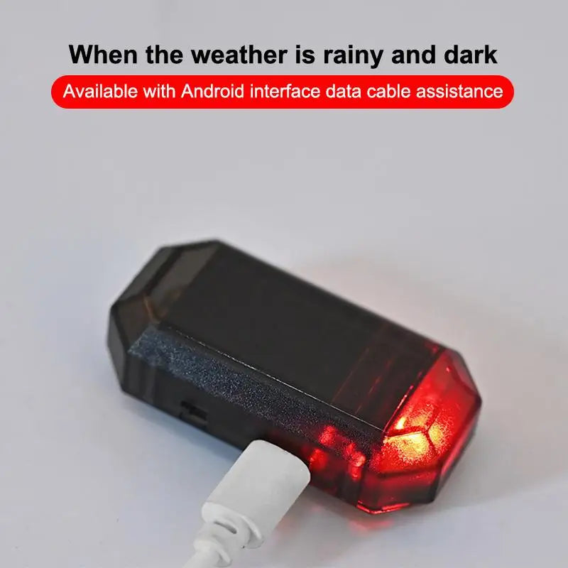 MINI Solar Power Warning Night Security Simulated Alarm Wireless