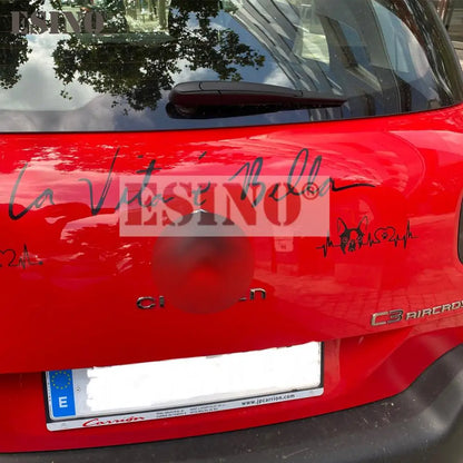 Sticker Life Is So Beautiful Italian La Vita E