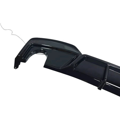 For BMW F06 F12 F13 M Gloss Black Rear Bumper Diffuser Lip Sport