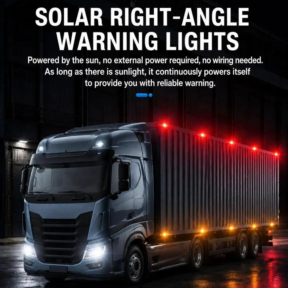 Solar Warning Truck Wireless Side Mark Flashing Signal