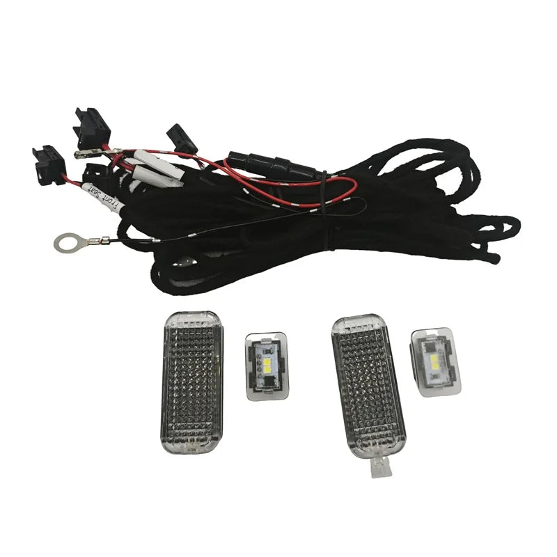 For Audi A3 8V 2013-2016 LED 1SET Footwell Foot Wire Harness