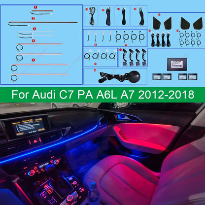 For Audi A6 A6L A7 C7 Colors Pa 2012-2018 Ambient Atmosphere