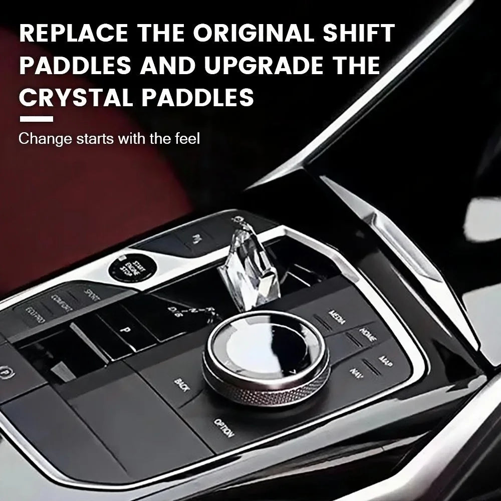 For BMW 2 3 4 Series Rhd Crystal Gear Paddle Shifter Lever Knob
