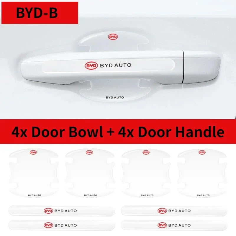 For BYD Seal Atto 3 Sealion 4PCS 8PCS Door Handle Protector Anti