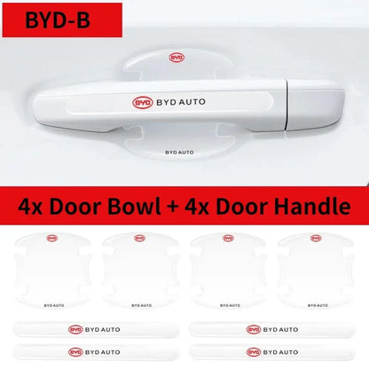 For BYD Seal Atto 3 Sealion 4PCS 8PCS Door Handle Protector Anti
