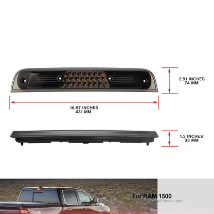 For 2019 2020 2021 2022 2023 Mount 3RD Brake Rear Stop Ram 1500