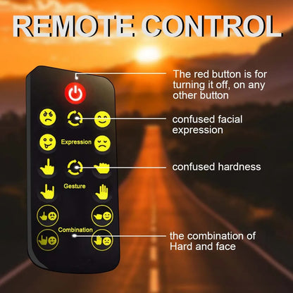 Finger Expression Remote Control Lighting Gesture Road Rage Palm