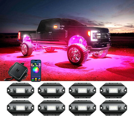 Mictuning 8pods C1 Rgbw Rock Offroad APP Control Underbody