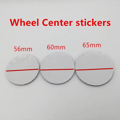 4PCS 3D 56MM 60MM 65MM 70MM 75MM Wheel Hub