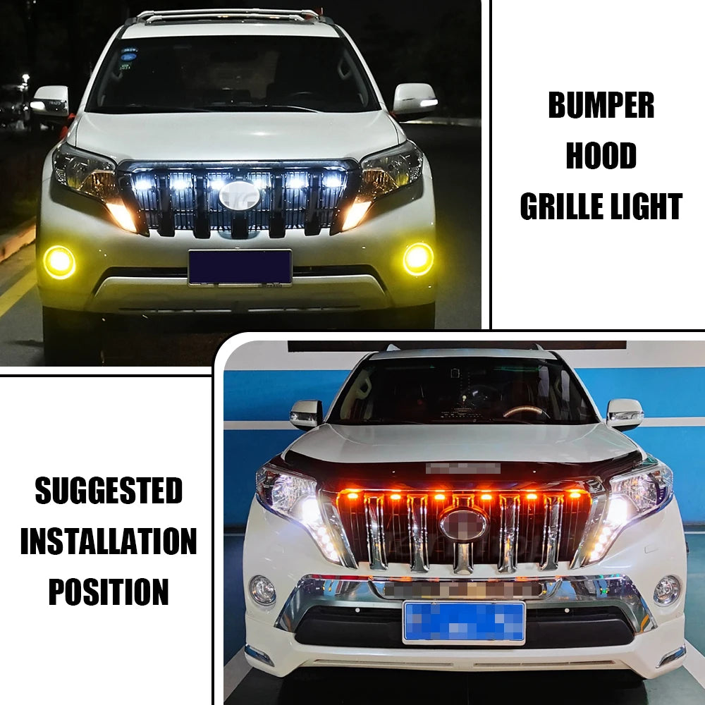 For Peugeot Toyota Ford Mitsubishi Nissan Front Grille Running