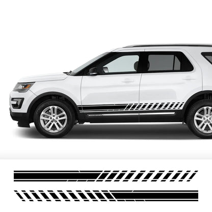 For Ford Explorer 1 2 3 Sport Hybrid SUV Stripes Stickers Door