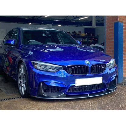 For BMW 3 Series F30 Look 4PCS 2012 2018 M3 Front Lip Bumper