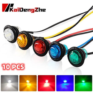 Round Trailer Side Marker Indicators External Trucks Clearance