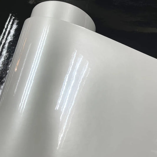 600CM Pearl Gloss White Ceramic Vinyl Film Air Release