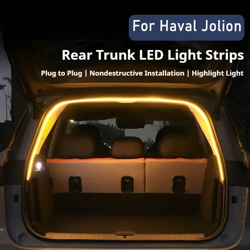 For Haval Jolion Auto Interior Accessories Rear Trunk Bar Strips