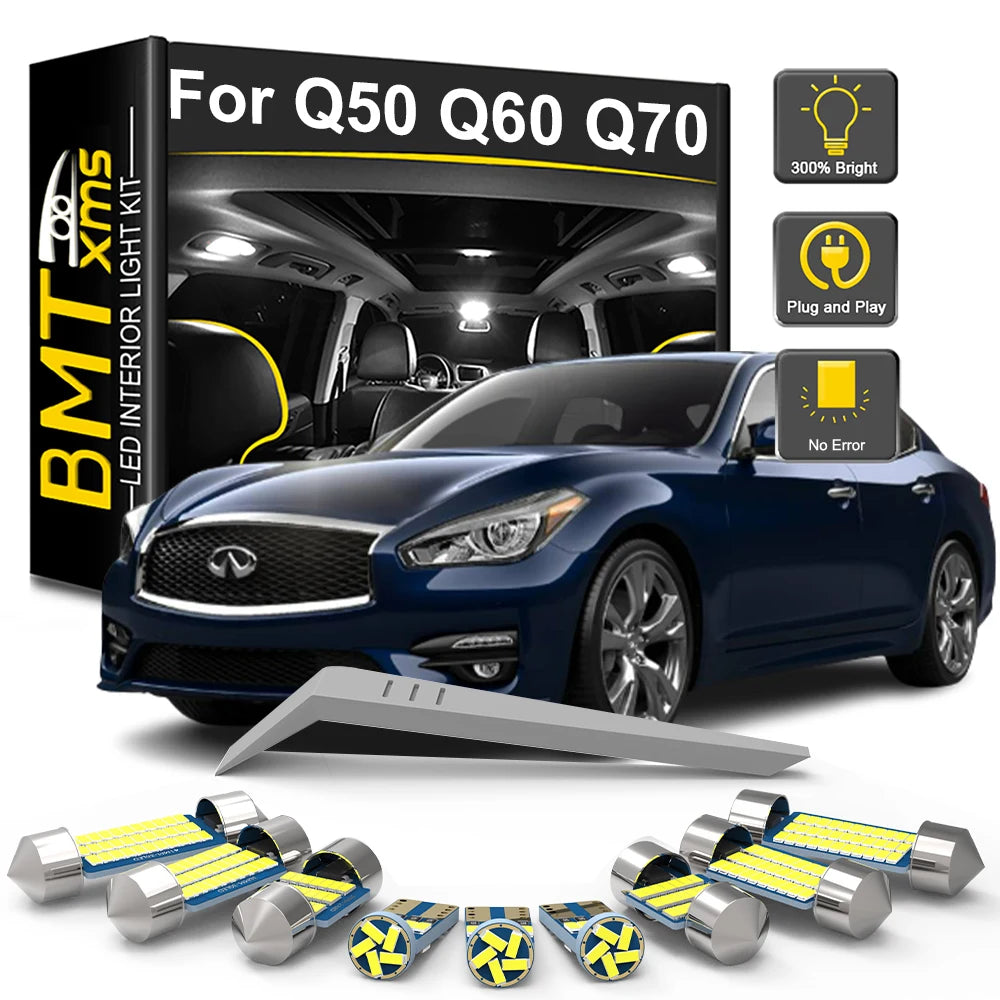 For Infiniti Q50 Q60 Q70 Coupe Bmtxms Interior Bulb Kit