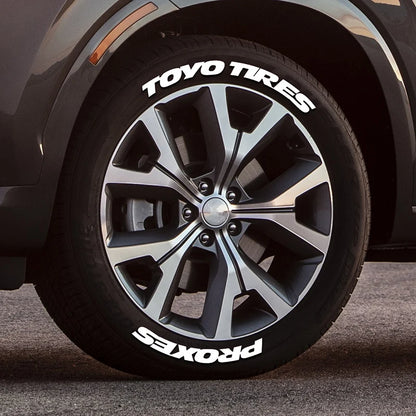 One Tire Letter Sticker Pvc Waterproof Personalized Decal Without