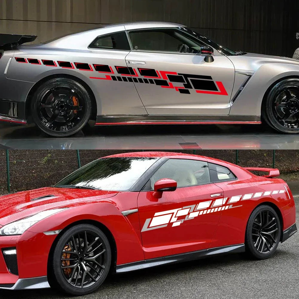 Body Side Strips Sticker Vinyl Long Strip Door Decal