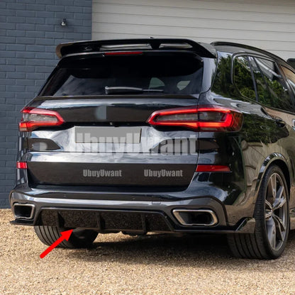For BMW G05 X5 M Sport Rear Bumper Diffuser Lip 2019-2020 Glossy