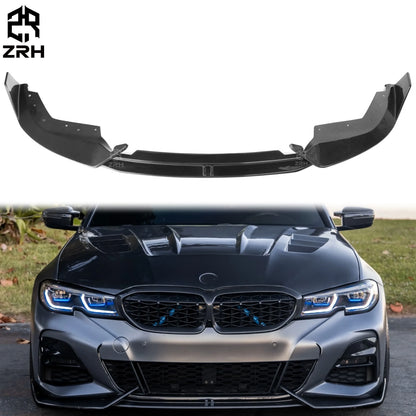 For BMW 3 Series G20 G21 M340I Carbon Fiber Front Bumper Lip